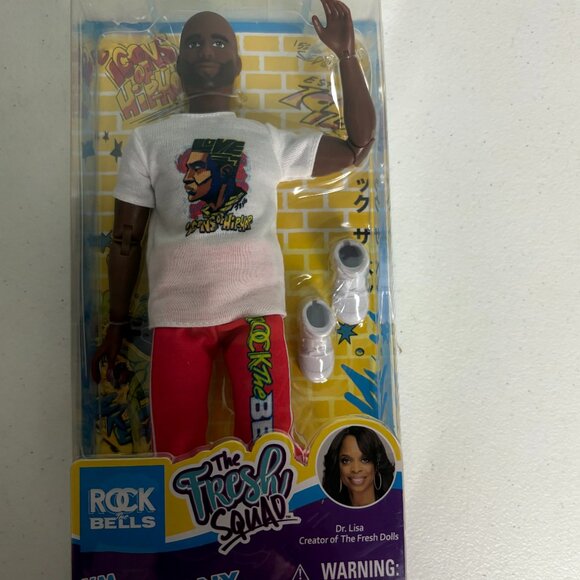 2022 The Fresh Dolls Rock the Bells Anthony AA Male Doll 12" #001 NMSDC Cert. - Picture 2 of 4